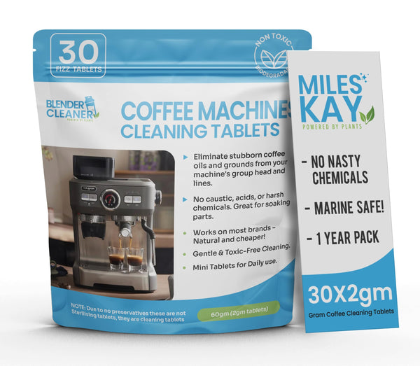 Brevile & Sage Compatible 30 Pack Coffee Cleaning tablets | Natural Barista-Grade Coffee Cleaning Tablets